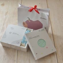 人氣暢銷組-小蘑菇浴巾+跳跳糖四層紗浴包巾【新生禮/彌月禮】