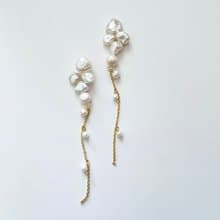 グロッシーパールピアス(イヤリング)