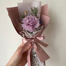 永生康乃馨花束.母親節花束.花束.紫色康乃馨.花禮.母親節禮物