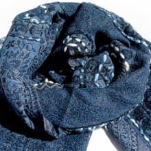 喀什米爾Cashmere/水煮羊毛披肩/針織圍巾/刺繡圍巾/羊絨披巾-花