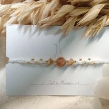 希望旅程 | 日光石 蠟線編織手環 獨特水晶飾品