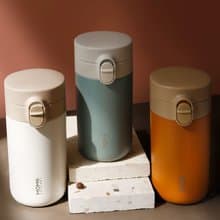 日本 MOMOCONCEPT 馥芮白彈跳保溫咖啡杯 310ml 4 色可選