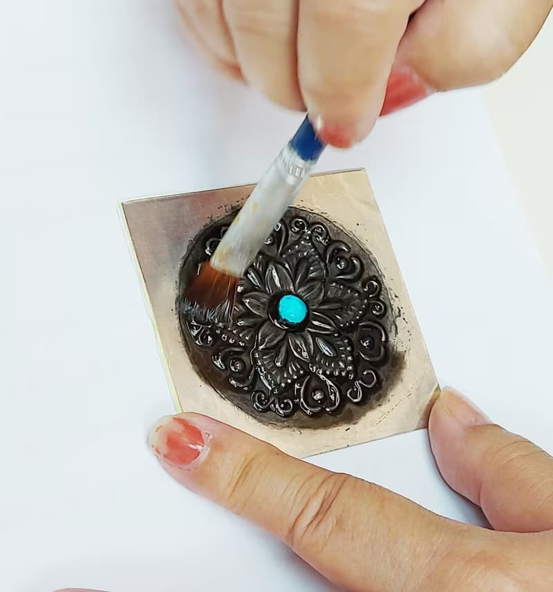 【體驗】【不需用火與敲打的錫雕金工】曼陀羅 圓滿錫雕隨身鏡