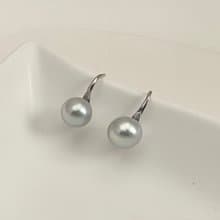 高跟鞋款 海水珍珠 akoya 真多麻 純銀耳環