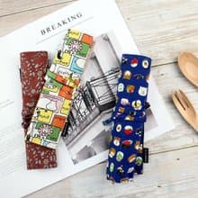 Chuyu 台灣花布捲式筆袋/餐具袋/工具袋/創意捲筆袋/文具收納袋