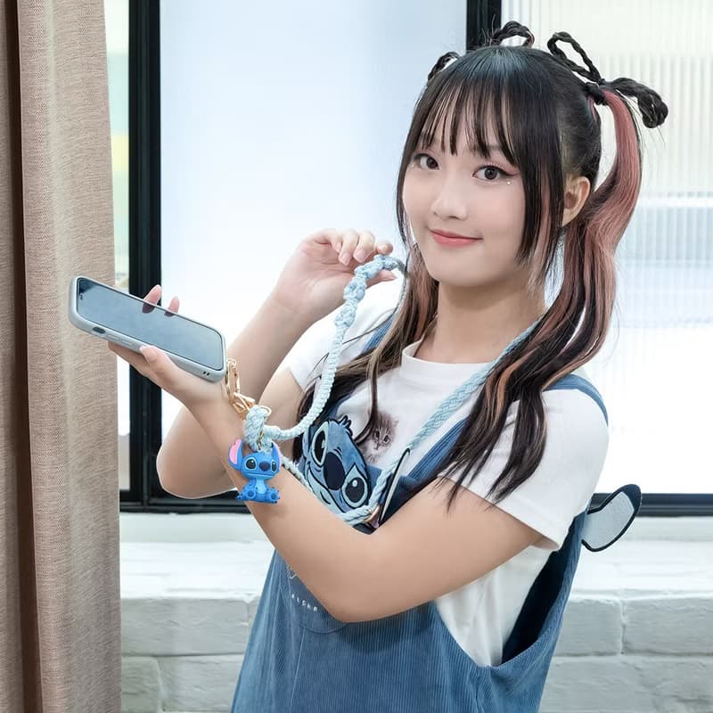【旅遊必備】史迪奇系列手機編織頸掛繩