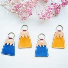 富士山感應扣皮套/鑰匙圈/Airtag皮套