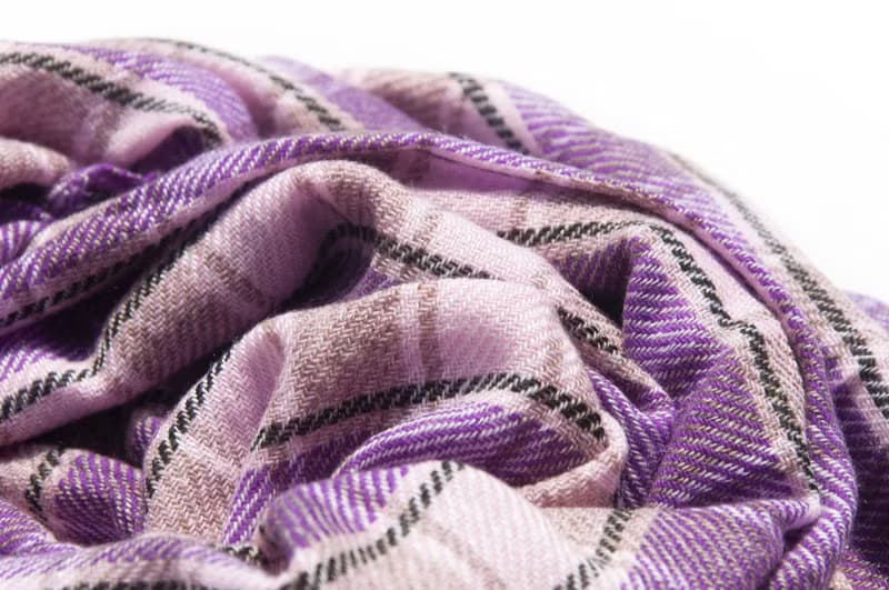 喀什米爾Cashmere 針織圍巾 純羊毛圍巾 手織圍巾 編織圍巾-格紋