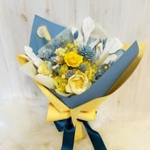 *希望* 畢業花束 授袍花束 畢業禮物 父親節花束 永生花束