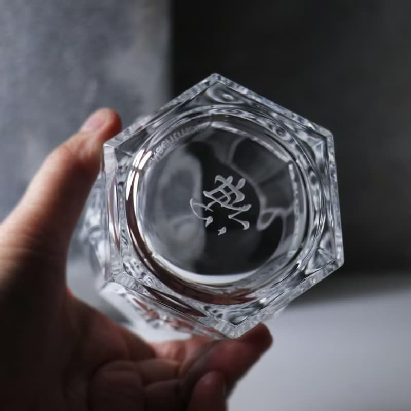 324cc【德國Nachtmann】中文書法字 水晶威士忌杯 父親節禮物
