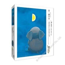 雷諾瓦拼圖文化坊/真心相伴/300片/同一個月亮/幾米/夜光拼圖
