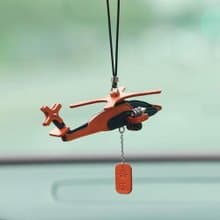 飛機汽車掛件高級感車內掛飾牛皮直升飛機小眾設計禮物送男友真皮