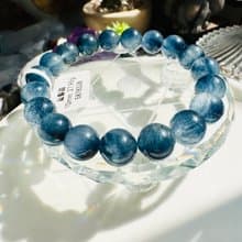 小精品稀有礦藍髮晶10mm27.95g平衡情緒啟發智慧創意擺脫負面思考