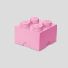 Room Copenhagen 樂高 LEGO 4凸收納盒-淺粉色(40031738)
