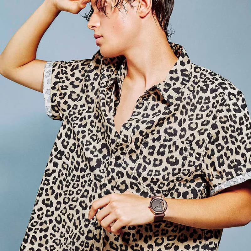 Imperfect Line 棕色矽膠錶帶手錶 32/40mm - 可定制