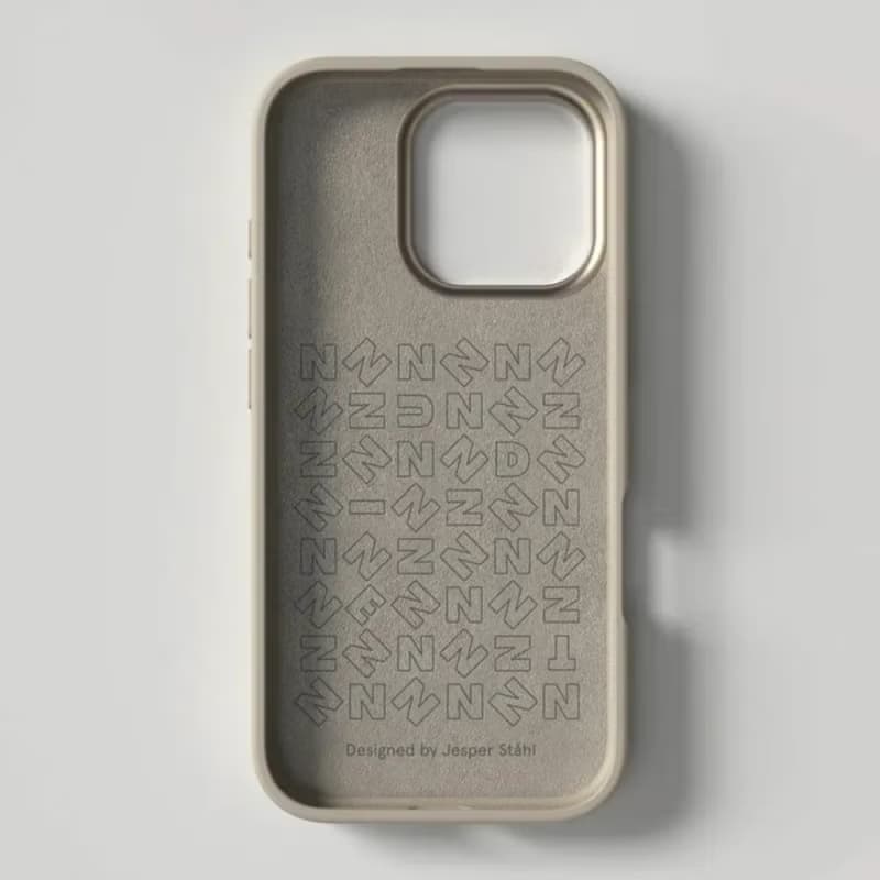 Nudient | BOLD 立體矽膠手機殼 - 亞麻米 magsafe iPhone16,15