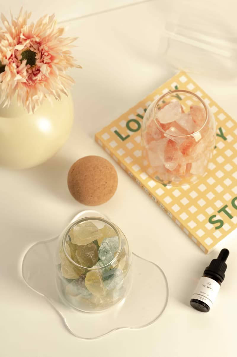 THE MOON 雙色水晶擴香杯