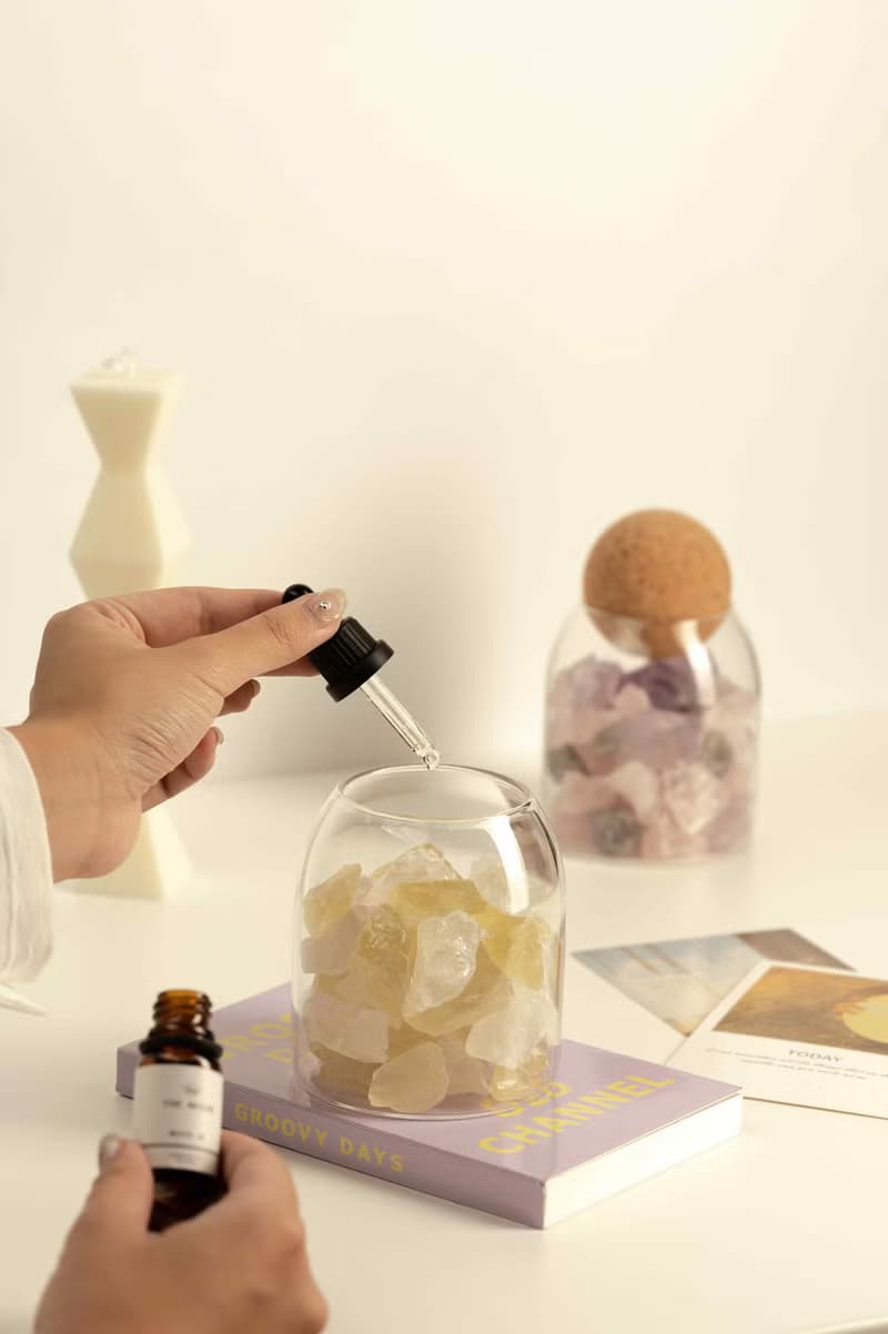 THE MOON 雙色水晶擴香杯