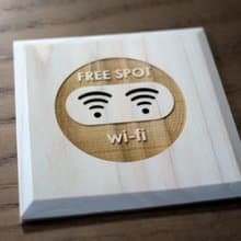 フリースポット Wi-Fi プレート　FREESPOT(P)