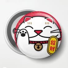 招財貓胸章