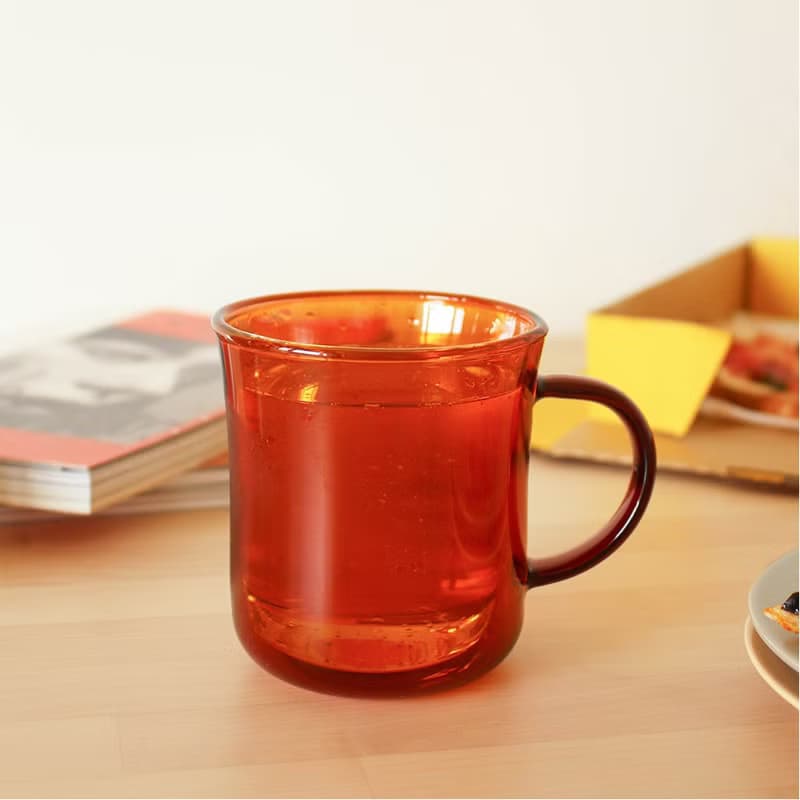 MUG雙層把手玻璃杯