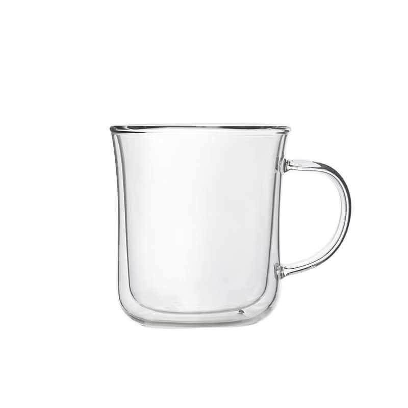 MUG雙層把手玻璃杯