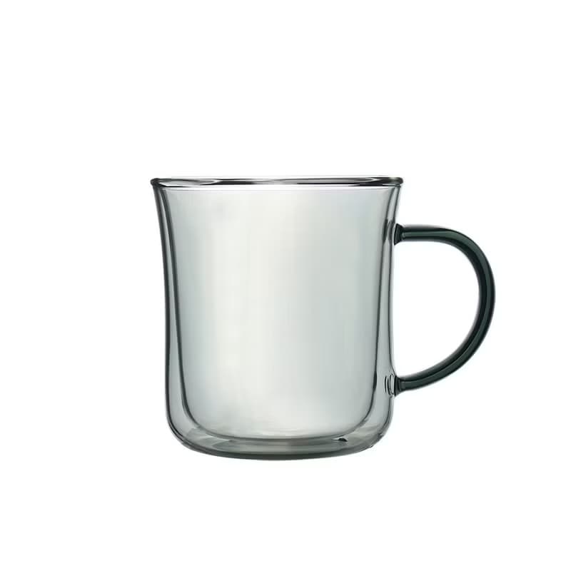 MUG雙層把手玻璃杯