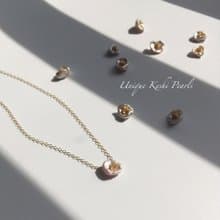 K14gf Keshi Pearl Necklace