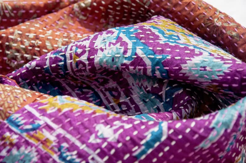 刺繡絲巾/絲綢刺繡圍巾/手縫紗麗線絲巾/印度絲綢刺繡圍巾-土耳其