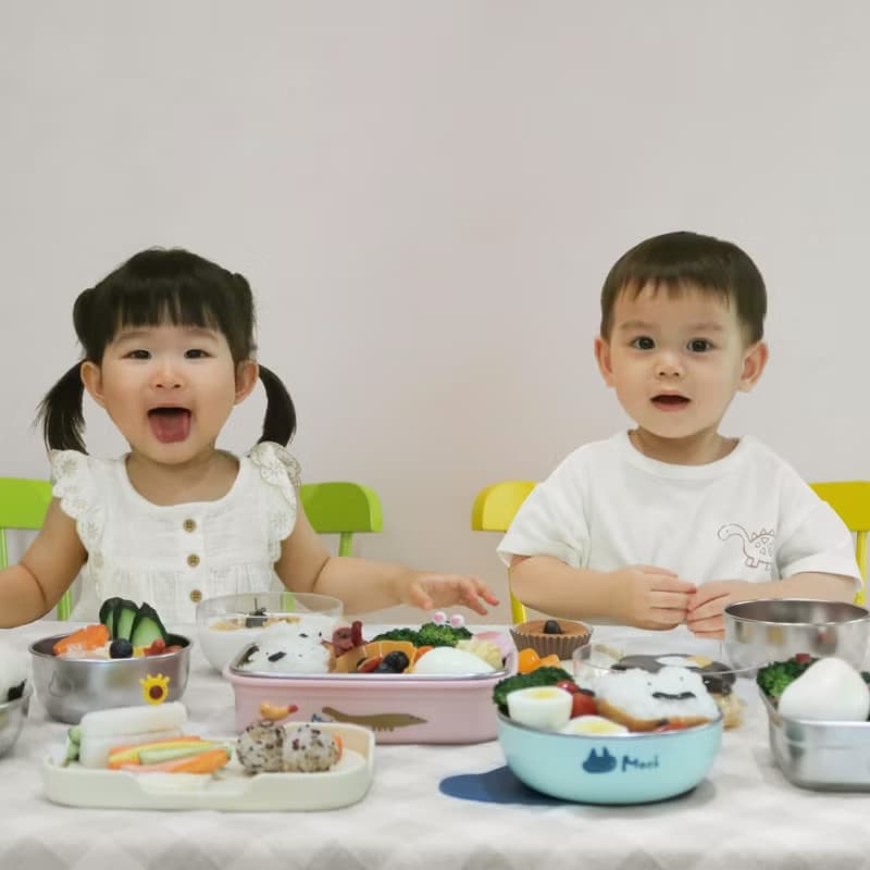 抗菌可微波Essten水晶點心碗四件組(矽膠上蓋)∣Moek X Jesper