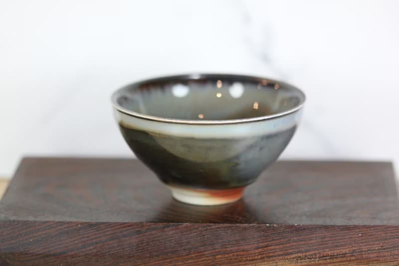 【送禮好物】120ml 天目釉 柴燒茶杯 茶碗 鶯歌名家葉敏祥作品