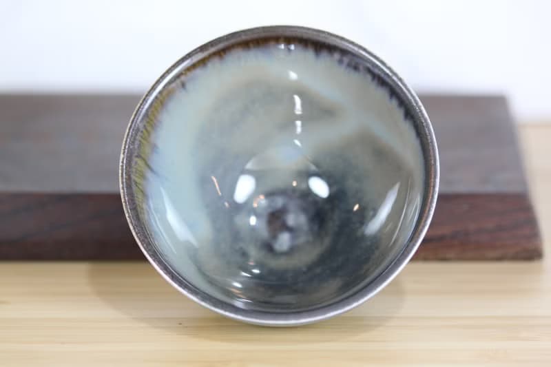 【送禮好物】120ml 天目釉 柴燒茶杯 茶碗 鶯歌名家葉敏祥作品