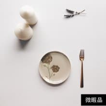 【惜物計畫】絕版品 法國巴黎年度新銳設計 綻放圓形器皿燭盤 花