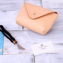 【切線派】純手工真皮挎包/手拿包
