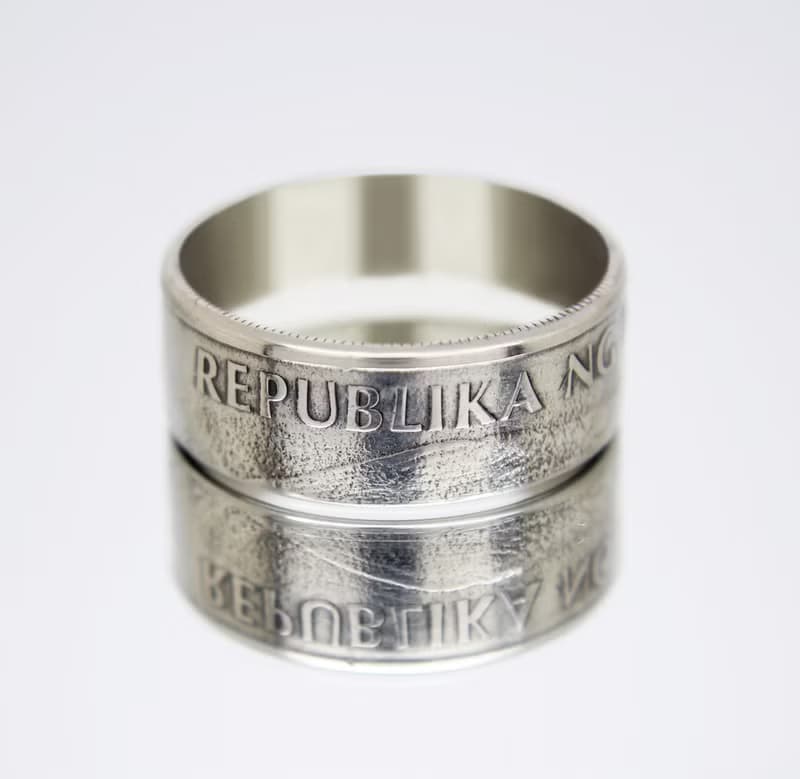 Philippines Coin Ring 1 piso 1983-1990 philippines peso ring filipino jewelry
