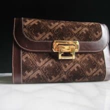輝煌年代 OLD ERA _早期少見二手老包Salvatore Ferragamo中皮夾