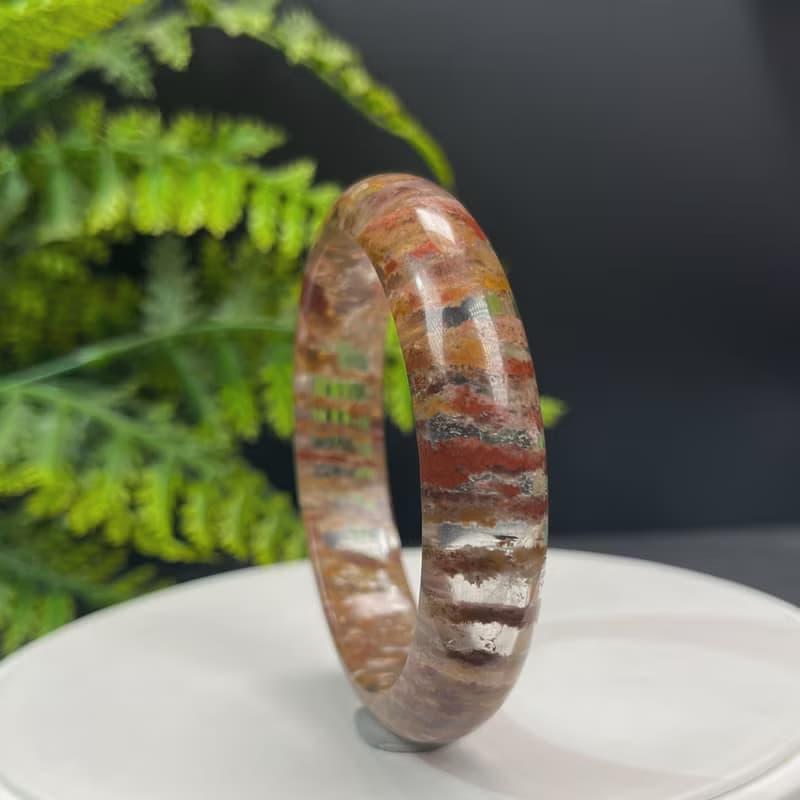 高檔 四季幽靈水晶手鐲 59MM 冰透千層異象石英手環 招財納福護身