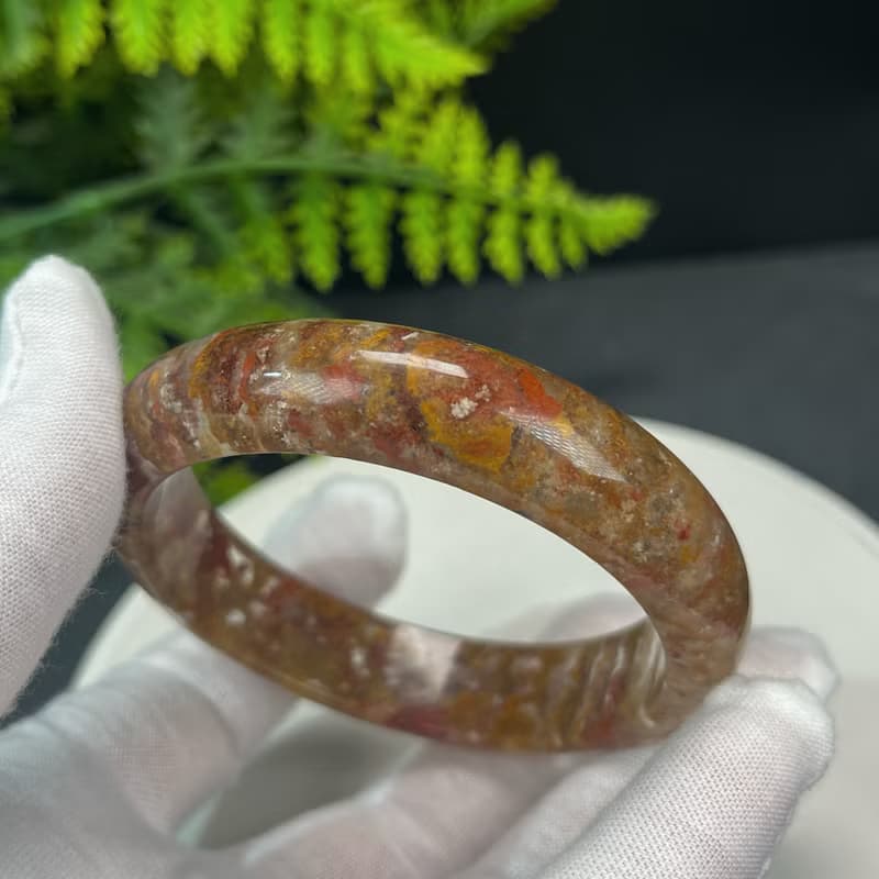 高檔 四季幽靈水晶手鐲 59MM 冰透千層異象石英手環 招財納福護身