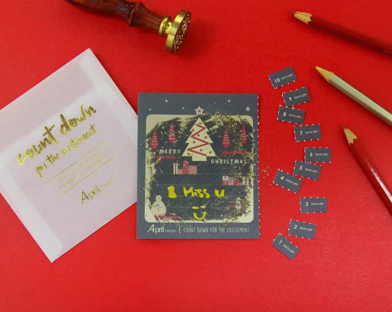 倒數卡-聖誕刮刮樂 Count Down Card - Christmas