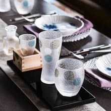 日本ADERIA 丸紋雙入杯禮盒組 / 345ml