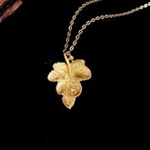 vintage jewelry AVON 典雅金葉萊茵 項鍊