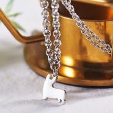 柯基手鍊-狗狗背影系列-  抗敏醫療鋼