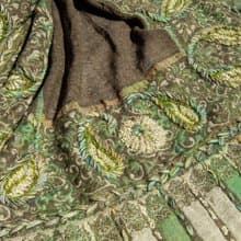 水煮羊毛披肩/針織圍巾/刺繡圍巾/羊絨披巾/喀什米爾Cashmere-花