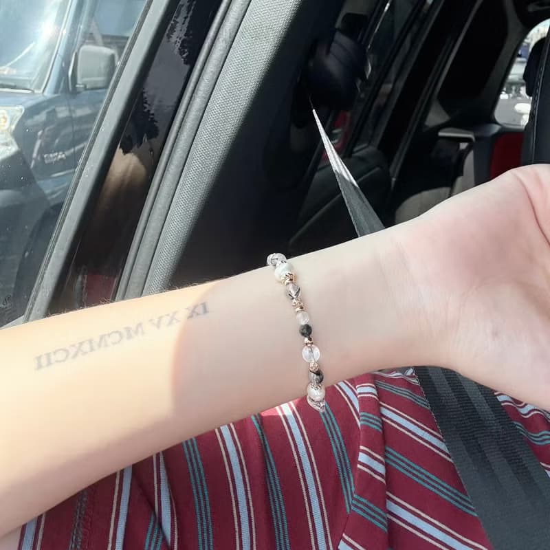 Mimis設計款 光影旅程  胎毛水晶手鍊