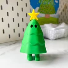 Zou X'mas tree 7 cm - Green Body / Christmas model model 7cm green