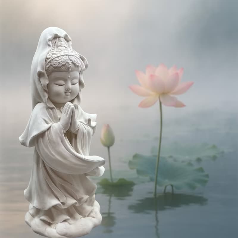 佛藝新美學 藝術香氛擴香系列 淨念吉祥 觀音33(一) 豪華田園盤組