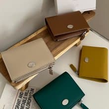 韓國 The Ally | Sally Short Wallet 샐리 반지갑 | 牛皮短夾