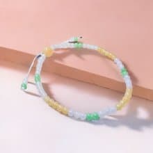 冰種多彩翡翠手珠手鍊 | 天然緬甸玉A貨翡翠 | 送禮