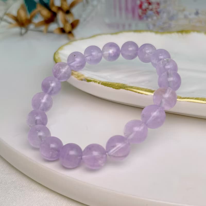 貴人/招財/正能量-高檔料薰衣草紫晶手鍊