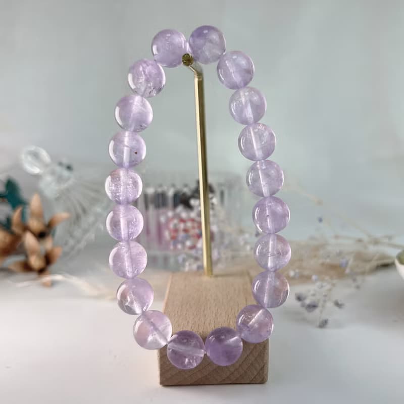 貴人/招財/正能量-高檔料薰衣草紫晶手鍊